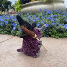 Load image into Gallery viewer, Sparkly Witch Snoot with Broomstick