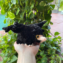 Load image into Gallery viewer, Snoot Bat - Velvet Snoot with Posable Wings